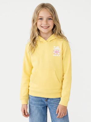Roxy Bluza Surf Feeling Brushed ERGFT04028 Żółty Relaxed Fit