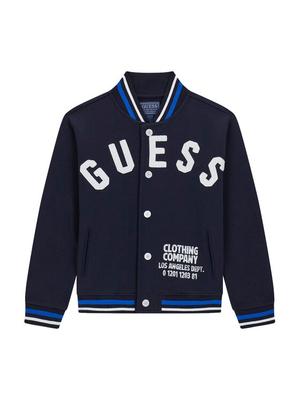 Guess Bluza L6YQ03 K4013 Granatowy Regular Fit
