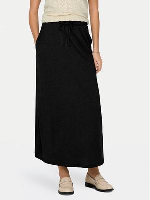 JDY Spódnica maxi Dalila 15317570 Czarny Regular Fit