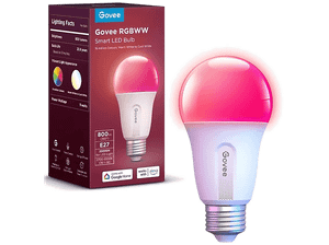 Żarówka inteligentna GOVEE H6004 Smart Light Bulb RGB Wielokolorowy