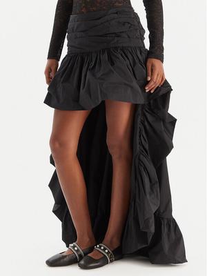 PINKO Spódnica maxi 105642 Y3LE Z99 Czarny Regular Fit