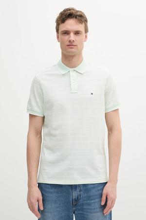 Tommy Hilfiger polo męskie z dodatkiem lnu