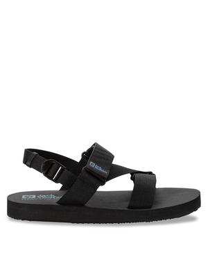 Jack Wolfskin Sandały Urban Entdeckung Belt Sandal 4056711 Czarny