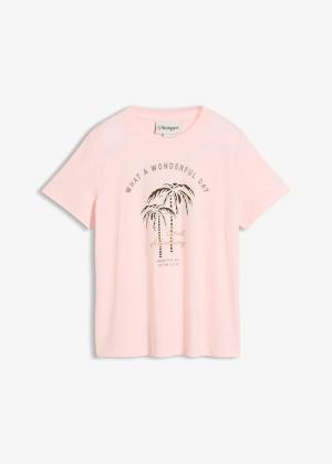 T-shirt z elastycznej mieszanki wiskozy