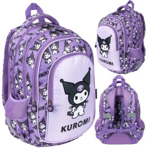PLECAK ST.RIGHT KUROMI VIOLET dla dziewczynki BPL58 4-komorowy St.Majewski