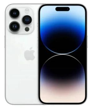 APPLE IPHONE 14 PRO MAX 128GB SREBRNY | BATERIA 100% | GRATIS