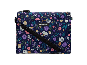 Torebka CASE&ME Peanuts Snoopy Flora ze smyczą i zamkiem błyskawicznym Wielokolorowy