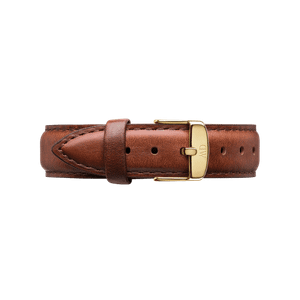 Daniel Wellington DW Strap Leather St Mawes 12mm Gold