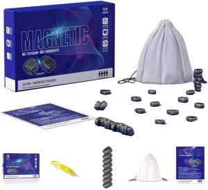 MAGNETYCZNA GRA KAMIENIE MAGNETYCZNE GRA EDUKACYJNE ZESTAW 30 SZT.
