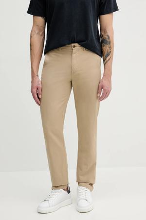 Tommy Hilfiger spodnie z domieszką lnu