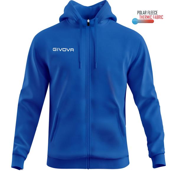 GIVOVA bluza sportowa męska z kapturem MA024 niebieska (S)