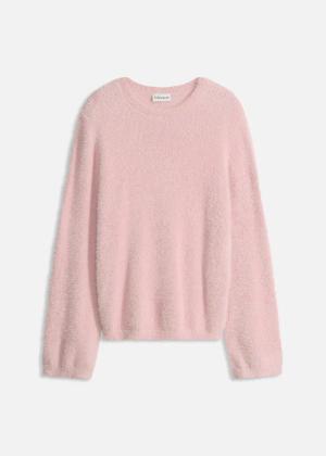 Miękki sweter z szerokimi rękawami
