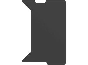 Blat boczny GENESIS Holm Modular Prawy 50 cm Antracytowy
