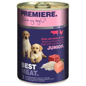 PREMIERE Best Meat Junior Kurczak i wołowina 24x400 g