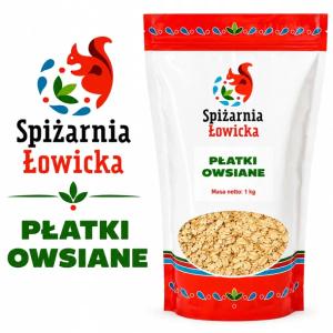 Płatki owsiane naturalne 1kg MEGA JAKOŚĆ
