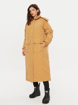 Hunter Płaszcz przejściowy HARW0014242 Brązowy Regular Fit
