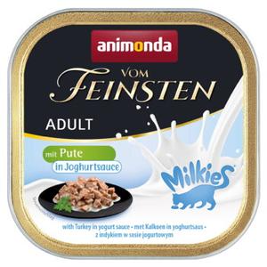 animonda Vom Feinsten mokra karma dla kota, Adult, Milkies 32x100g Indyk