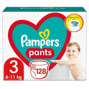 Pampers Active Baby Pants Pieluchomajtki rozmiar 3, 6kg-11kg, 128 szt, BOX