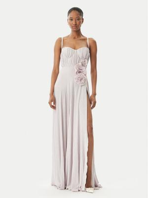 Elisabetta Franchi Sukienka wieczorowa ABR2252E2 544 Fioletowy jasny Regular Fit
