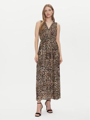 ONLY Sukienka koktajlowa Elema 15227247 Brązowy Regular Fit