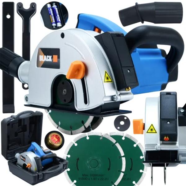 BRUZDOWNICA ELEKTRYCZNA DO BETONU LASER WALIZKA BL
