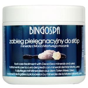 Zabieg z mocznikiem, minerałami Morza Martwego i olejkiem eukaliptusowym pielęgnacyjny do stóp BINGOSPA Dead Sea