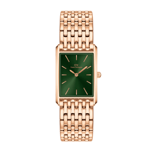 Daniel Wellington DW Watch Bound 9-Link Emerald Sunray 22x32 Rose Gold