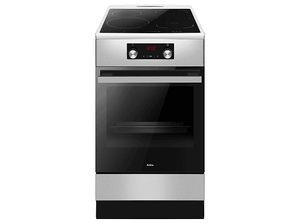 Kuchnia indukcyjna wolnostojąca AMICA 523IE3.325PAHTSKDP(XX) Pizza Steam Srebrny