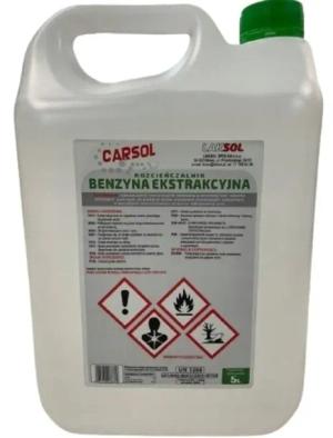 LAKSOL -CARSOL BEZWONNA BENZYNA EKSTRAKCYJNA 5L - RADOM
