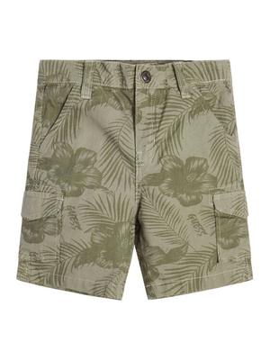 Guess Szorty materiałowe N3GD12 WFCB0 Zielony Regular Fit