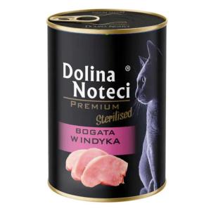 Dolina Noteci Bogata w Indyka Sterilised Mokra Karma Dla Kota Indyk 400g