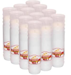 WKŁADY DO ZNICZY KERZEN WAX 7 (12szt)