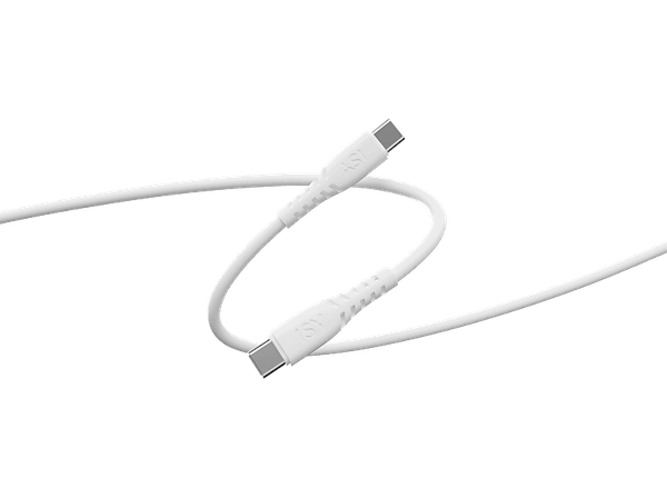 Kabel ISY IUC-1115 USB-C do 1m Biały
