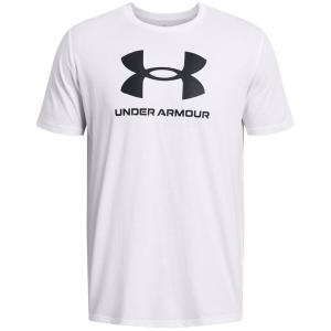 UNDER ARMOUR t-shirt męski koszulka treningowa LOGO UPDATE biała (M)