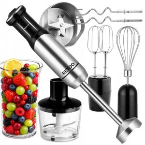 BLENDER RĘCZNY 1200W WIELOZADANIOWY MIKSER ROZDRABNIACZ TRZEPACZKA KOŃCÓWKI