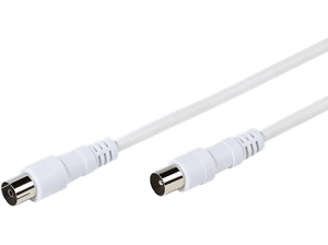 Kabel antenowy VIVANCO 5m Biały