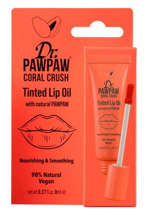 Dr. PAWPAW Tinted Lip Oil Koloryzujący Olejek do Ust Coral Crush