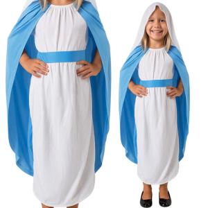 Strój Maryja na Jasełka Kostium Matka Boska Przebranie Maryi Zestaw