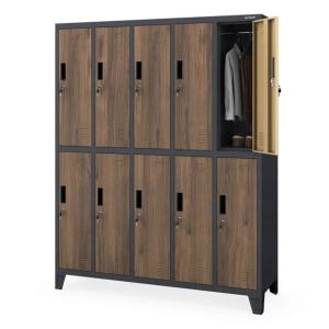 Szafa Socjalna Do Szatni SPA JAN NOWAK BARTEK Eco Design Antracytowa-Orzech