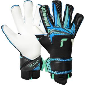 REUSCH Rękawice bramkarskie Attrakt RE:GRIP Evolution czarno-niebieskie (10)