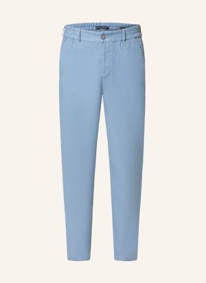 Strokesman's Chinosy Extra Slim Fit Z Dodatkiem Lnu blau
