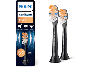Końcówki do szczoteczki PHILIPS SONICARE Premium All-in-One HX9092/88 2szt. Czarny