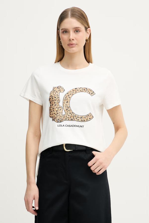 Lola Casademunt T-shirt basic damski bawełniany