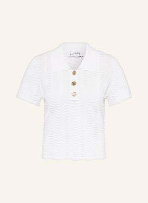 Joseph Ribkoff Dzianinowa Koszulka Polo weiss