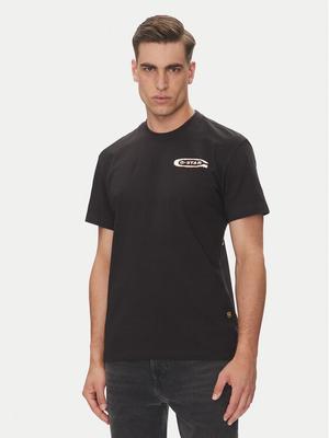 G-Star Raw T-Shirt Back Gr Arch D26047-C336 Czarny Regular Fit