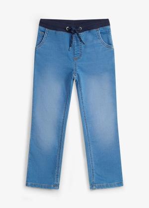 Dżinsy dresowe z gumką w talii, regular fit, straight