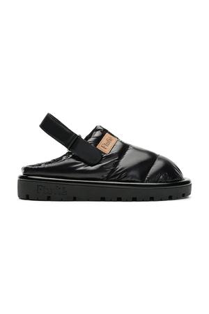 Flufie kapcie Jet Black