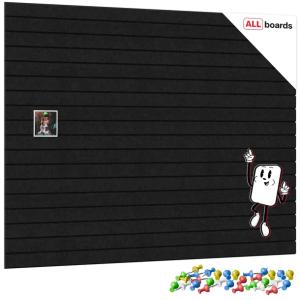 Panel filcowy tablica filcowa korkowa na ścianę 120x90cm czarna + GRATIS