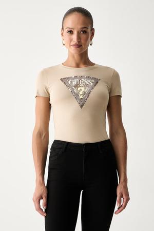 Guess T-shirt damski bawełniany z elastanem