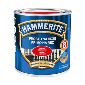 Farba Prosto Na Rdzę Czerwony Połysk 0,7 l Hammerite
